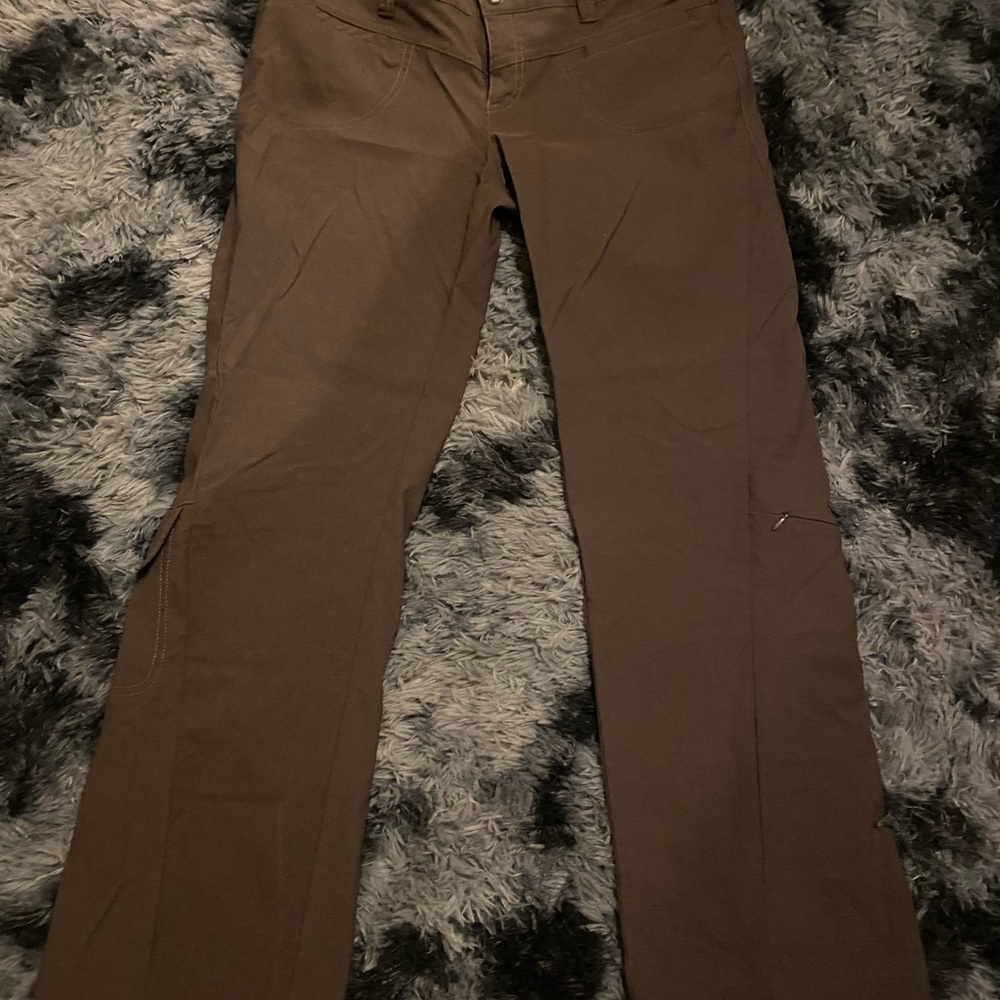 Athleta Chocolate Brown Flare Pants
